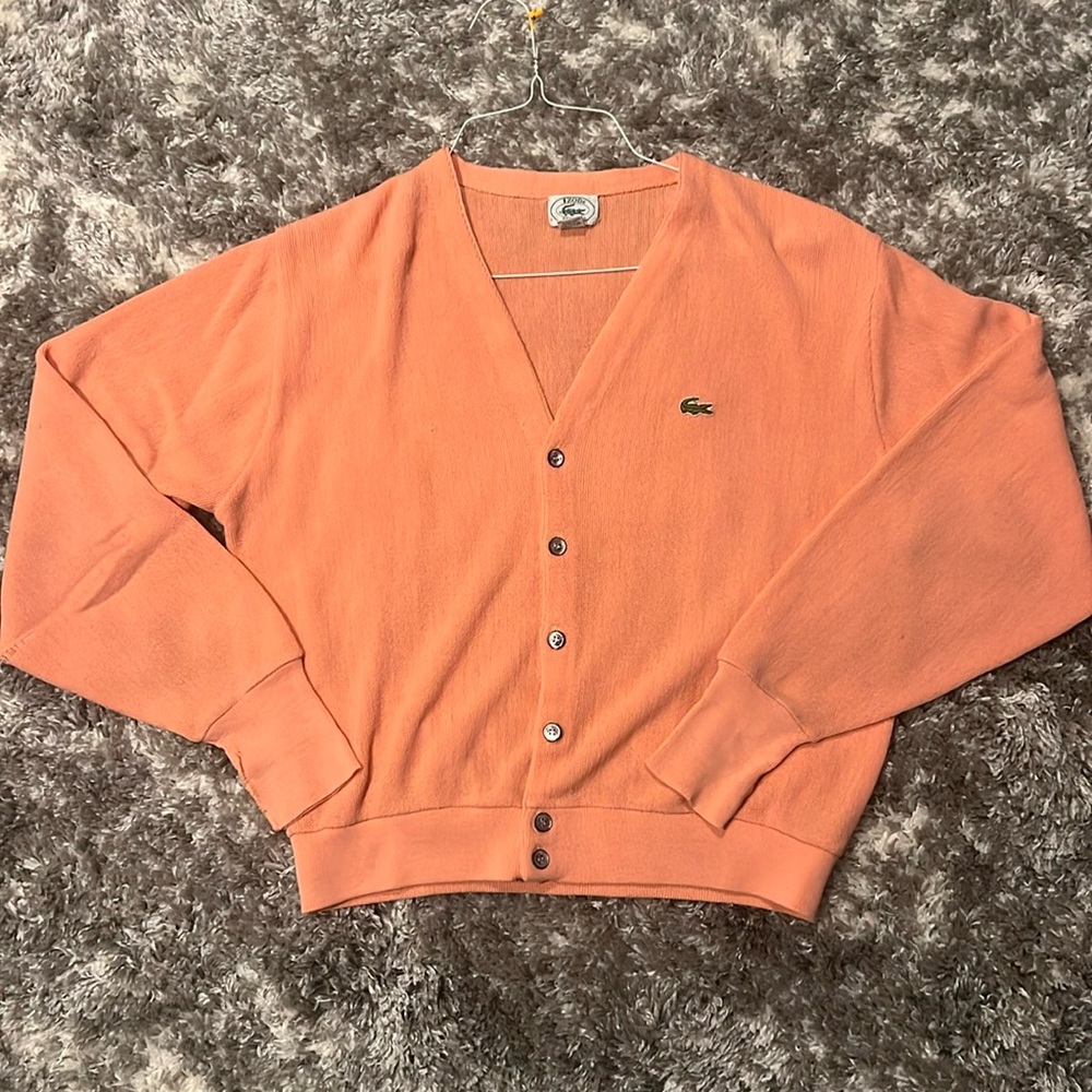 Vintage 80’s IZOD Lacoste cardigan
